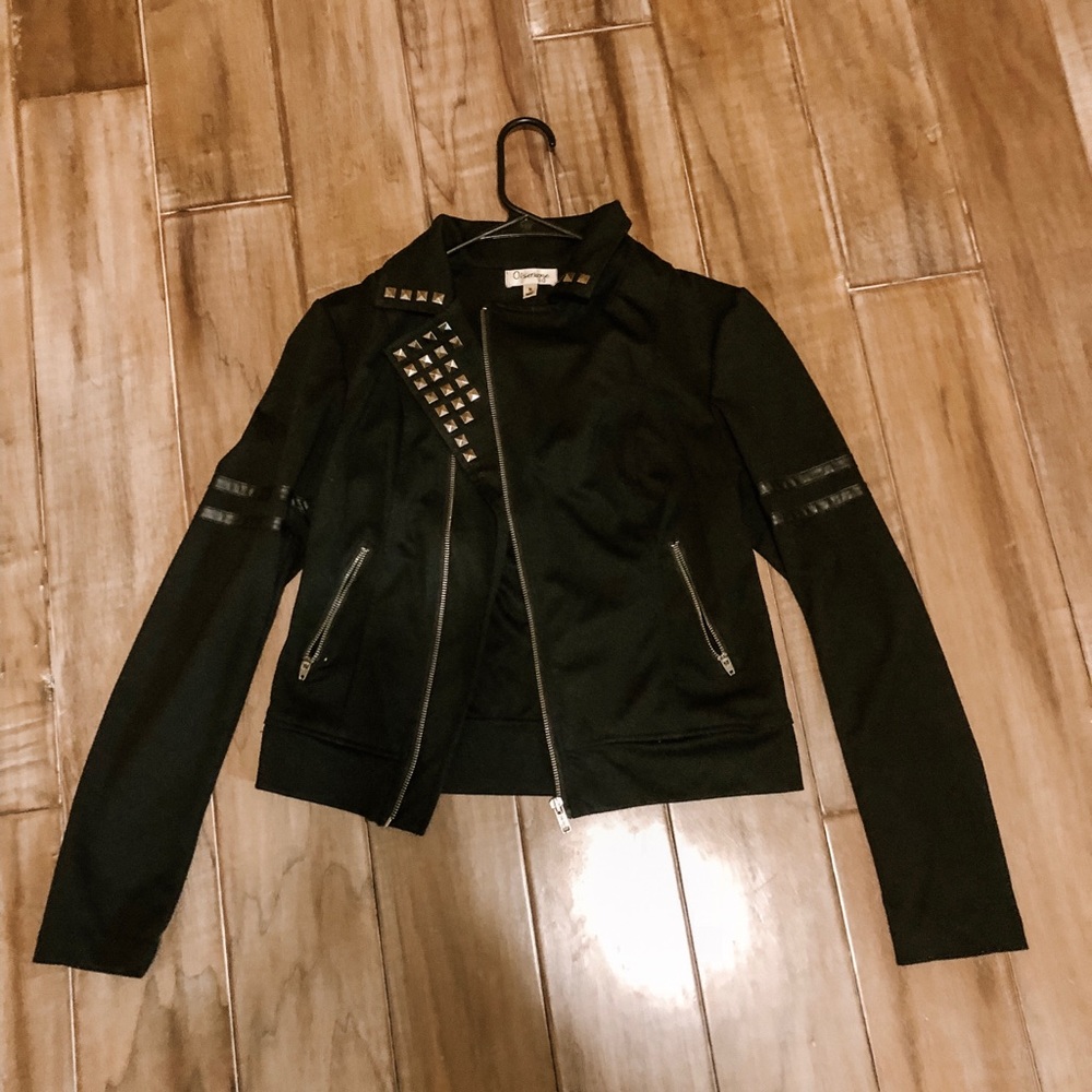 Studded black jacket